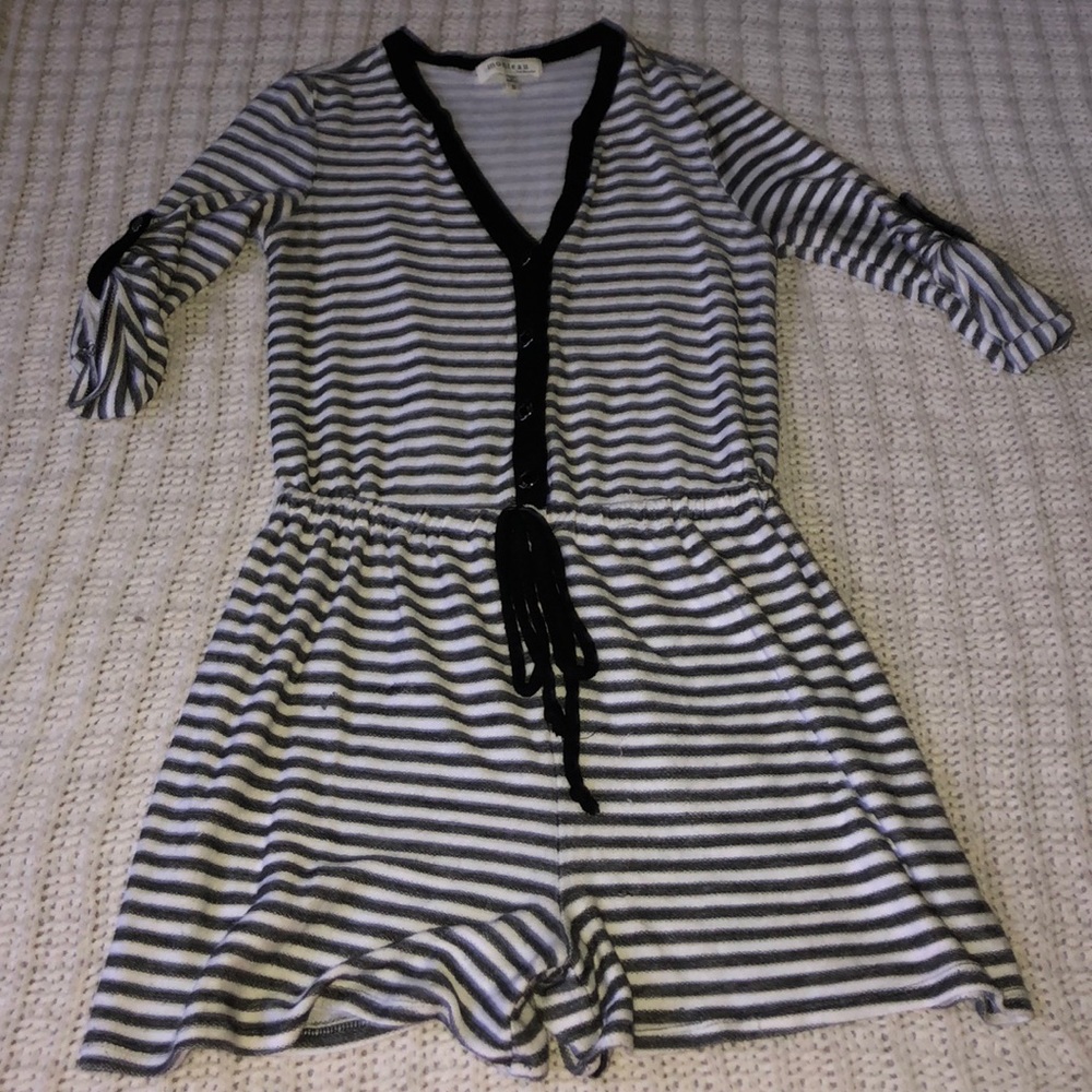 STRIPED ROMPER